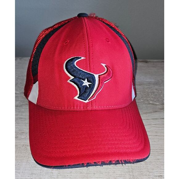 Houston Texans Reebok Equipment NFL On Field Hat Cap Football Red S/M **READ** - Picture 1 of 7